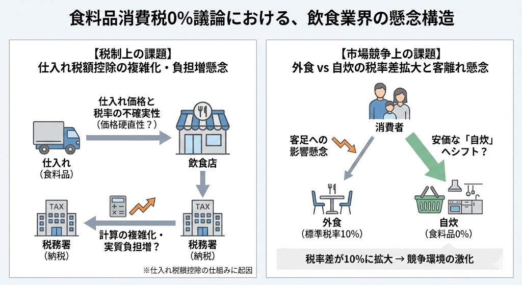 食料品消費税0%議論における飲食業界の懸念構造 /images/20260121.jpg